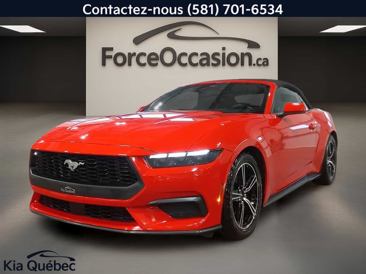 Image 1 Ford Mustang Ecoboost Convertible Cuir *Bizone *Turbo *Caméra *Apple Car Play/Android Auto 2025