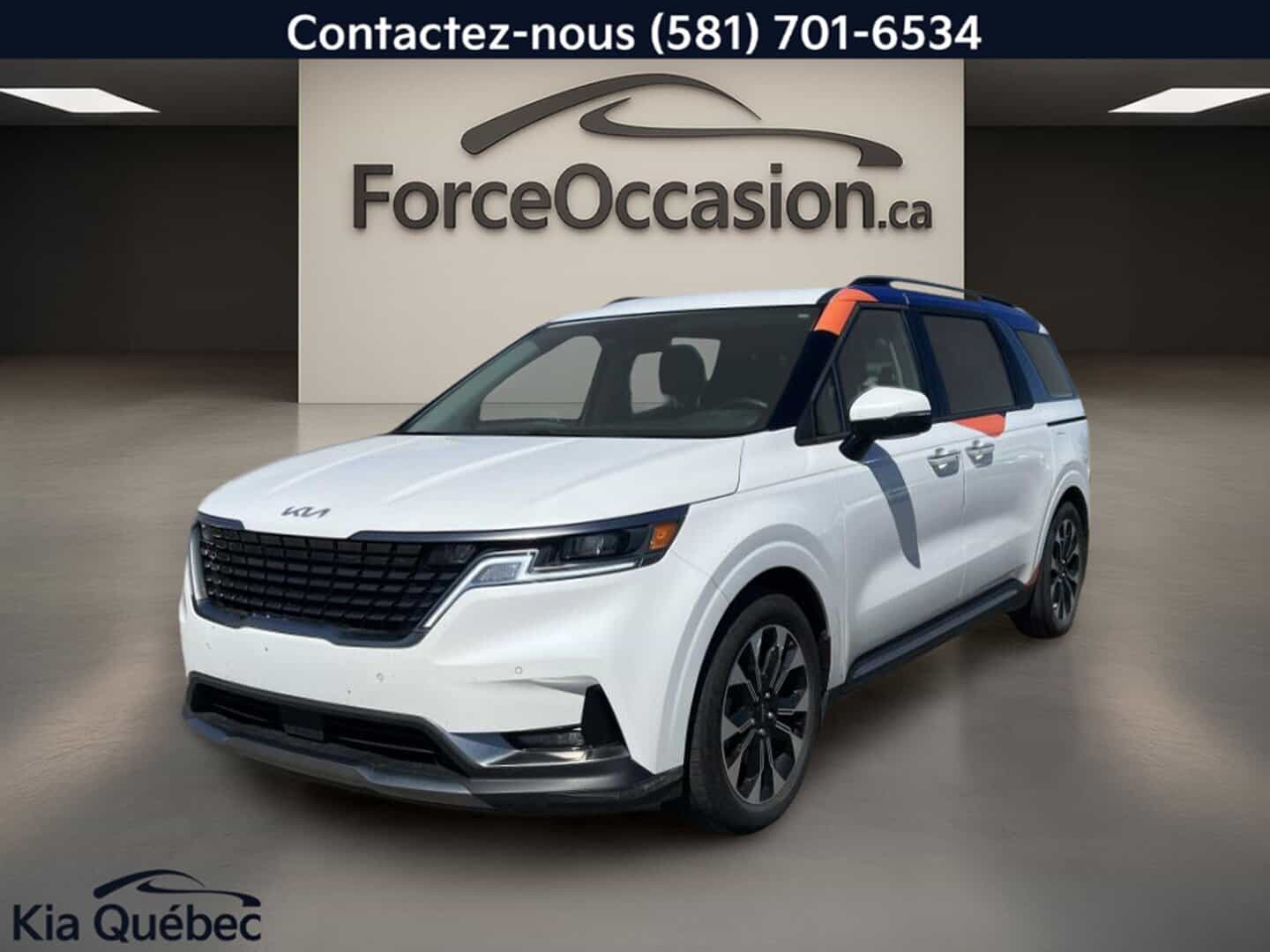 Image 1 Kia Carnival Ex *V6 *Bizone *Cuir *8 Pass *Carplay *Caméra *Volant/Siege Chauffant 2023