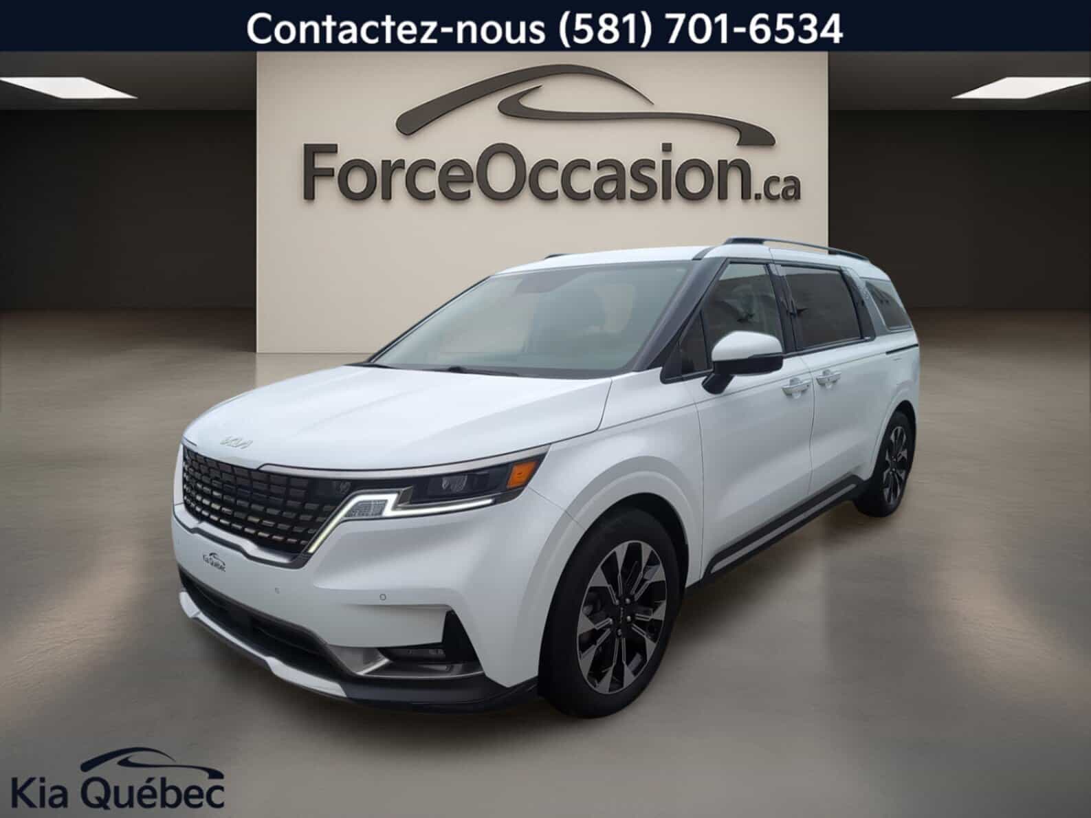 2023 Kia Carnival Ex *V6 *Bizone *Cuir *8 Pass *Carplay *Caméra *Volant/Siege Chauffant - Image 1
