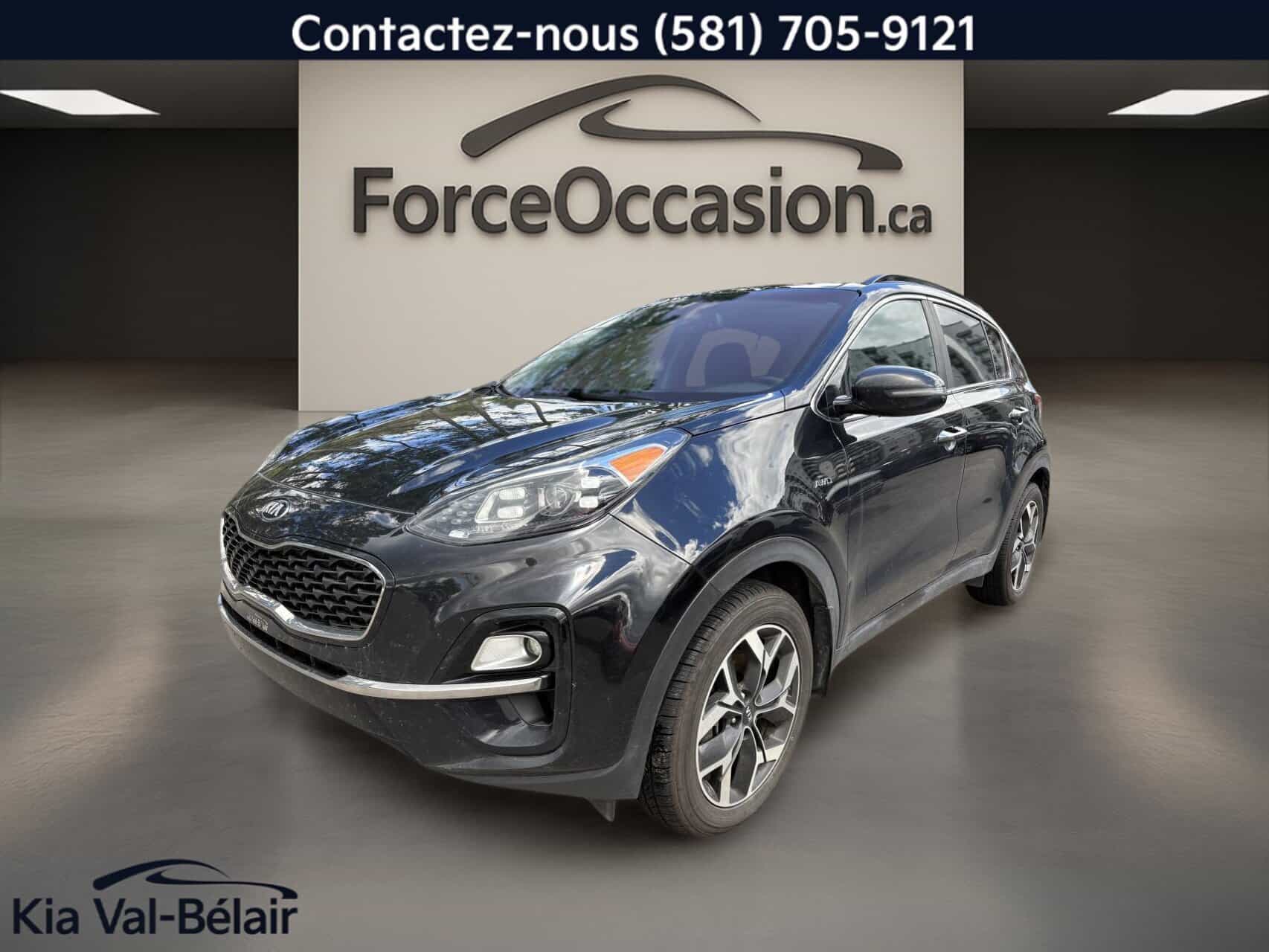 2020 Kia Sportage Ex * Awd * Cuir * Toit * Carplay * Bi-Zone * Volant Chauff * - Image 1