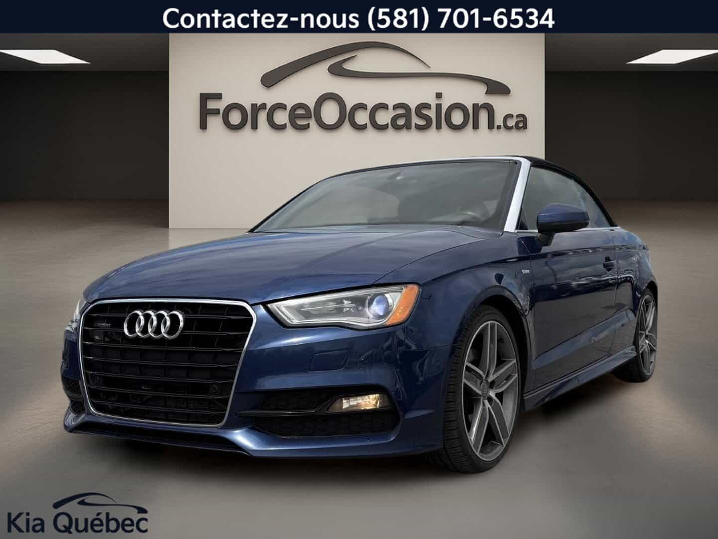 Image 1 Audi A3 Progressiv *QUATTRO *CABRIOLET *CUIR *CAMERA *GPS *SIÈGES 2016