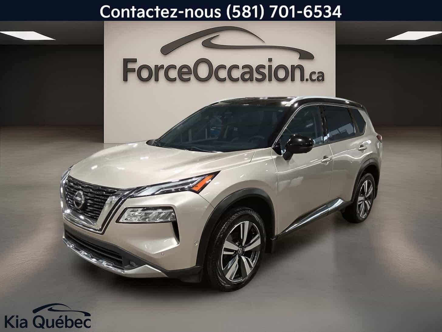 2021 Nissan Rogue Platinum *Awd *Cuir *Toit Pano *Gps *Bizone *Volant/Siege Chauffant - Image 1