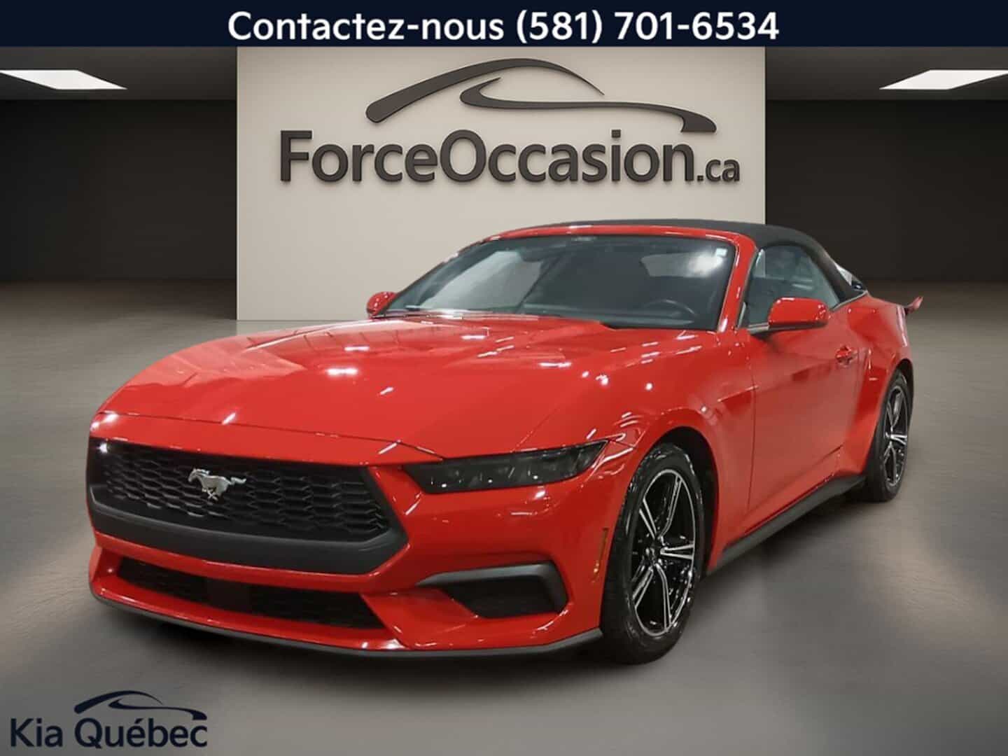 Image 1 Ford Mustang Ecoboost Convertible *Turbo *Bizone *Cuir *Caméra *Apple Car Play/Android Auto 2025