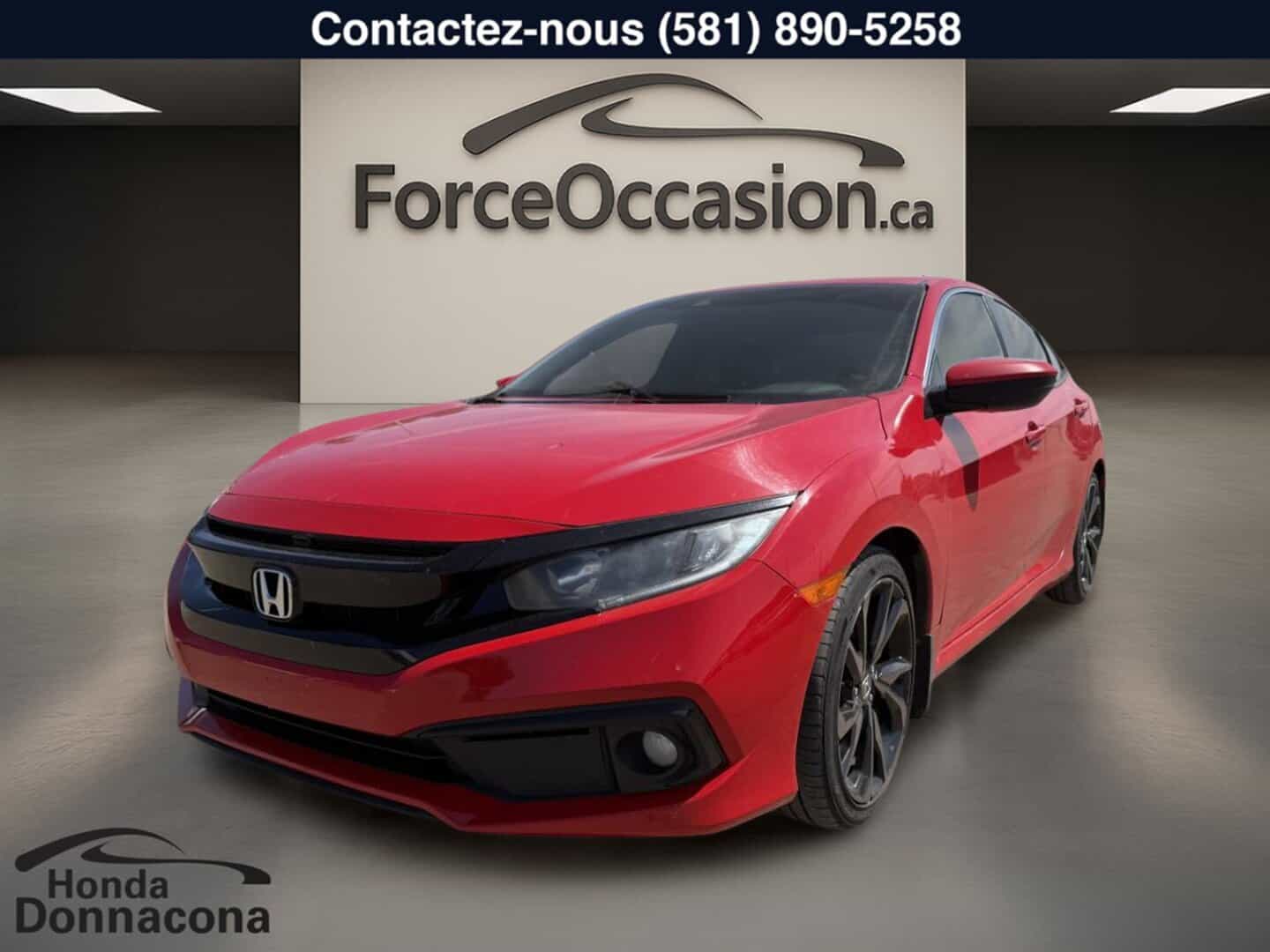 2020 Honda Civic Sport Toit ouvrant, bancs chauffants - Image 1