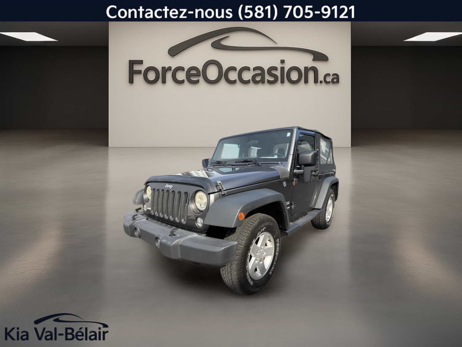 Image 1 Jeep Wrangler Sport * 4X4 * V6 * Cruise * Radio * A/C * Bluetooth * 2018