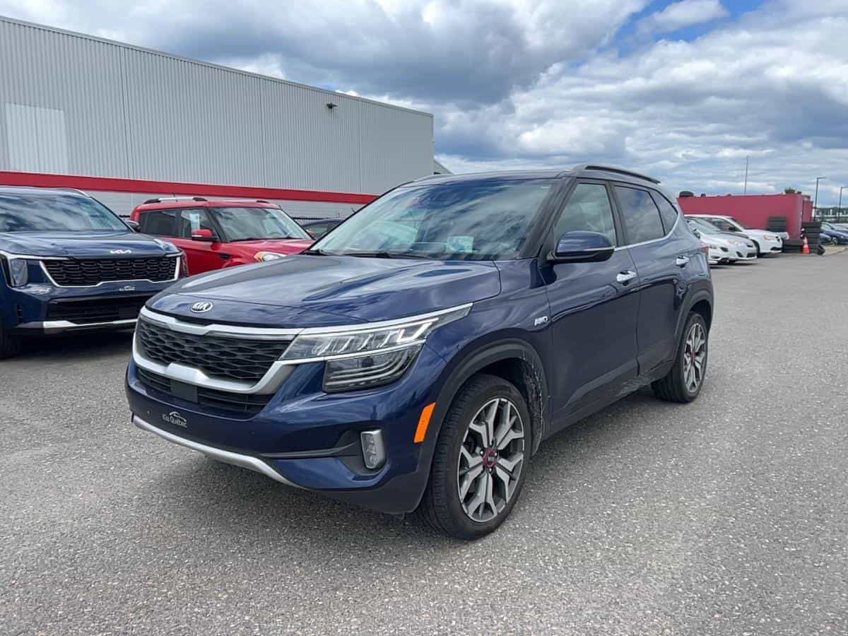 2021 Kia Seltos SX Turbo *CUIR *TOIT *CAMERA *CARPLAY*AFFICHAGE TÊTE HAUTE *SIÈGES VENTILÉS - Image 1