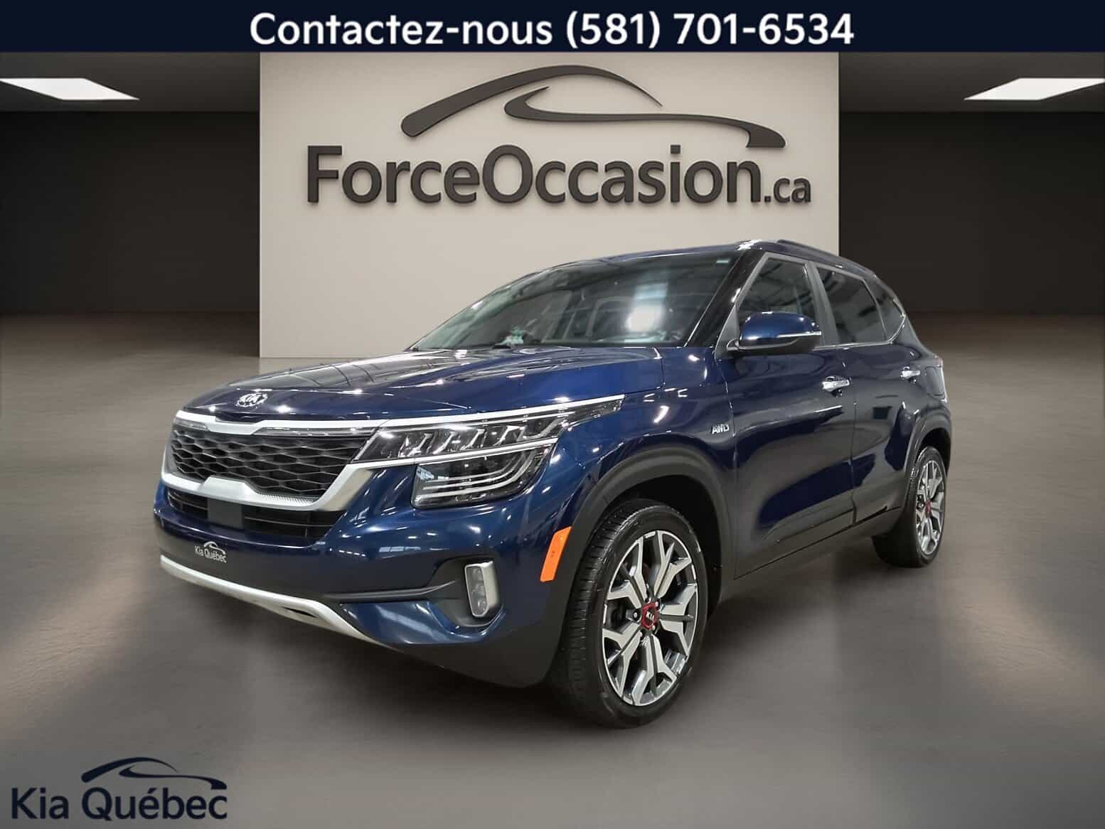 2021 Kia Seltos SX Turbo *CUIR *TOIT *CAMERA *CARPLAY*AFFICHAGE TÊTE HAUTE *SIÈGES VENTILÉS - Image 1