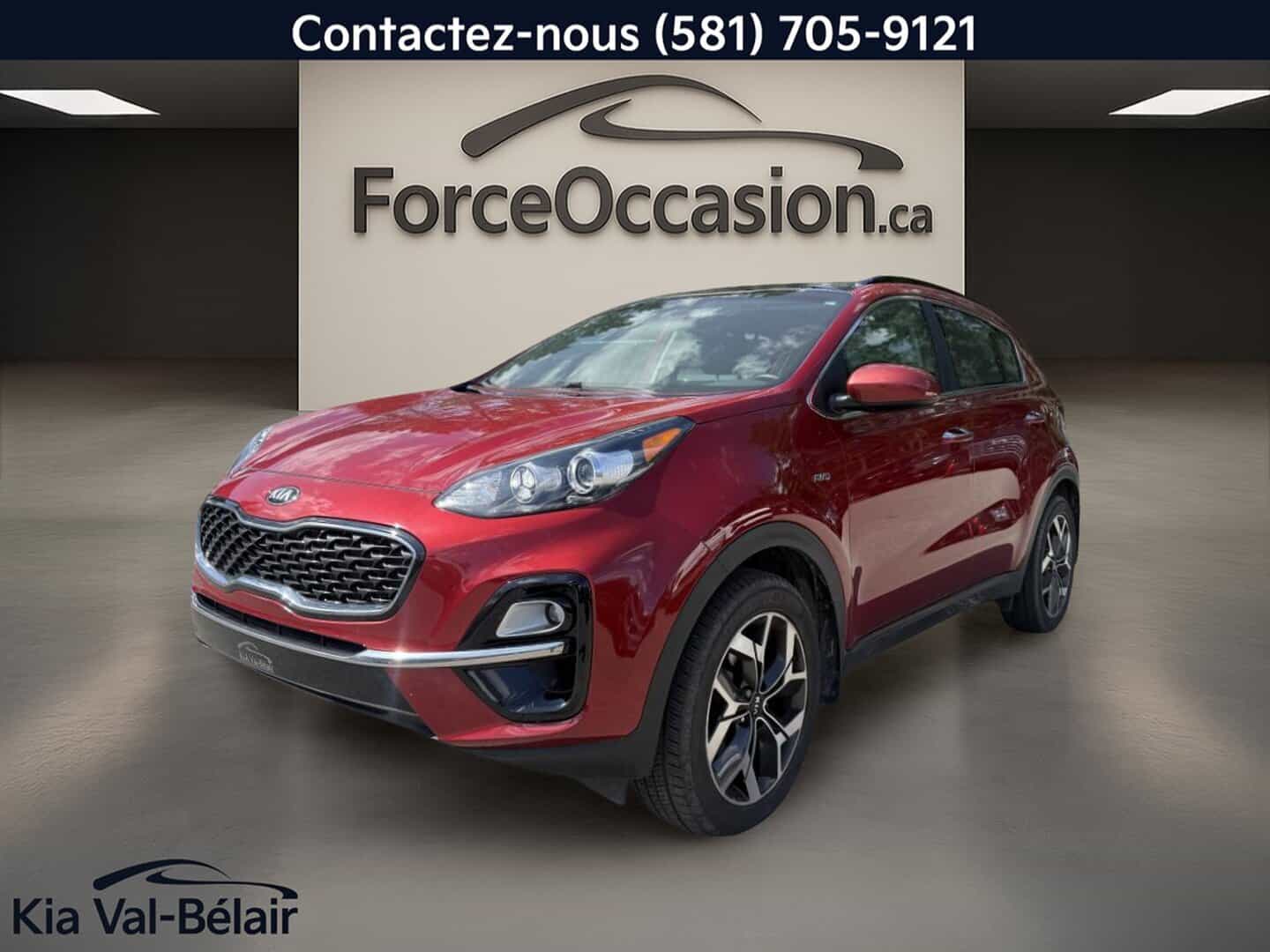 2020 Kia Sportage Ex * Awd * Cuir * Toit * Carplay * Bi-Zone * Volant Chauff * - Image 1