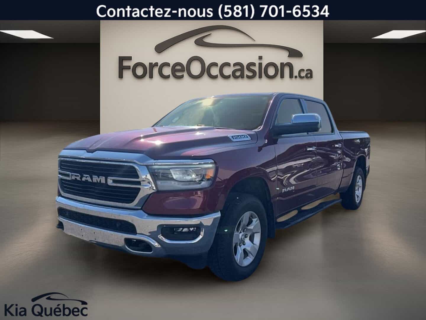 Image 1 RAM 1500 Big Horn *CAMERA *BLUETOOTH *VOLANT/SIÈGES CHAUFFANTS *CLIM AUTOMATIQUE 2020