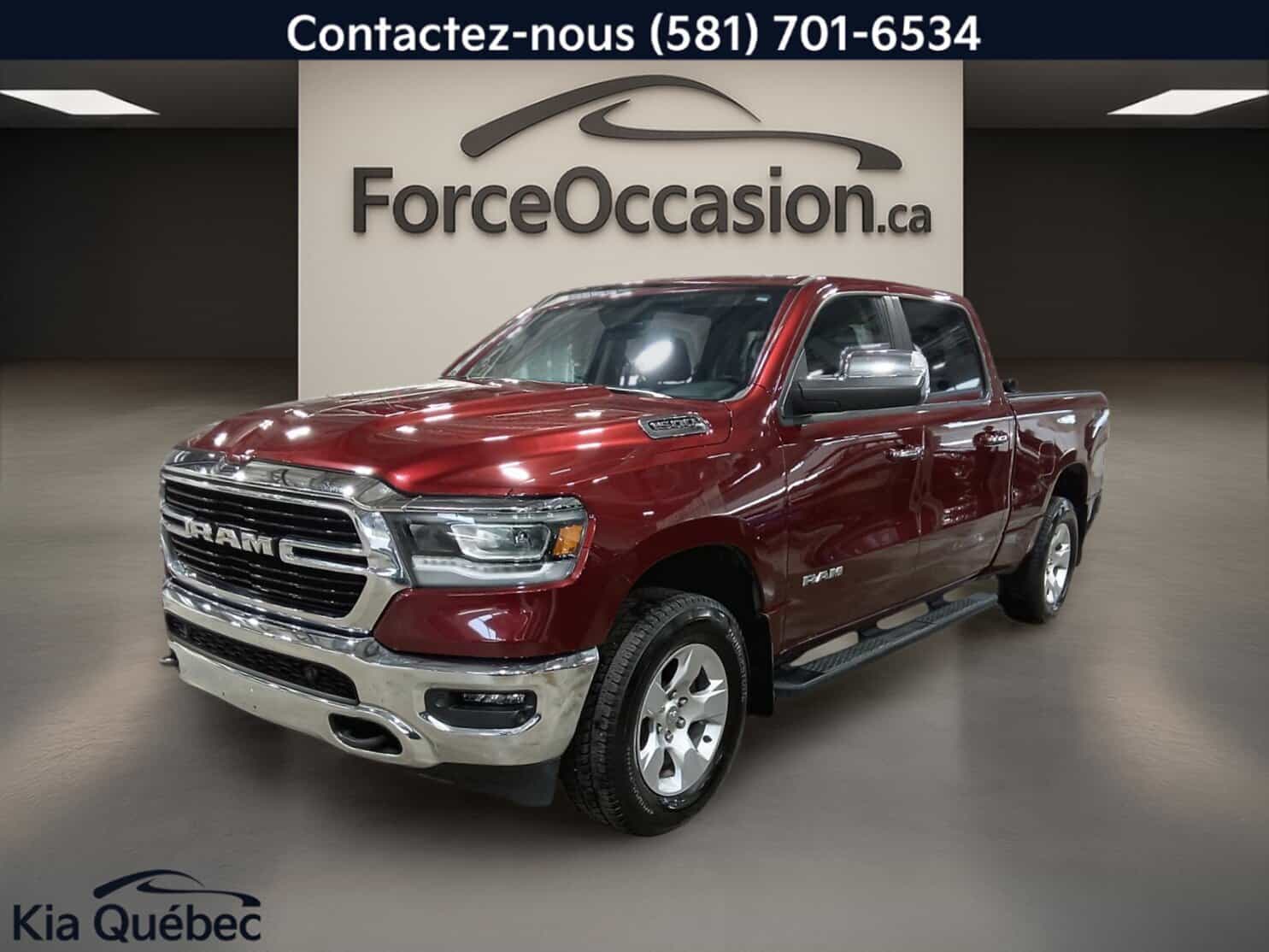 2020 RAM 1500 Big Horn *CAMERA *BLUETOOTH *VOLANT/SIÈGES CHAUFFANTS *CLIM AUTOMATIQUE - Image 1