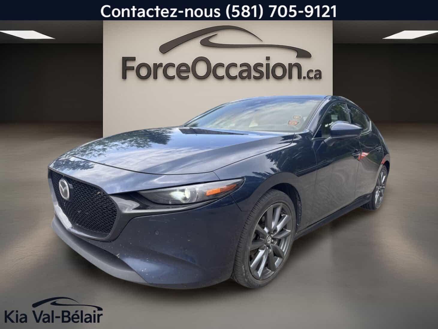 2022 Mazda MAZDA3 SPORT Gt * Awd * Toit * Bose * Cuir * Gps * Bi-Zone * Caméra 360° * - Image 1