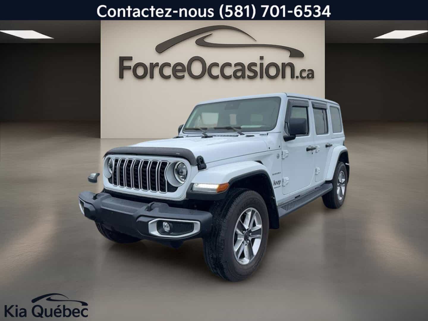 Image 1 Jeep Wrangler Sahara *CUIR *CAMERA *CARPLAY *VOLANT/SIÈGES CHAUFFANTS *REGULATEUR VITESSE ADAPTATIF 2024