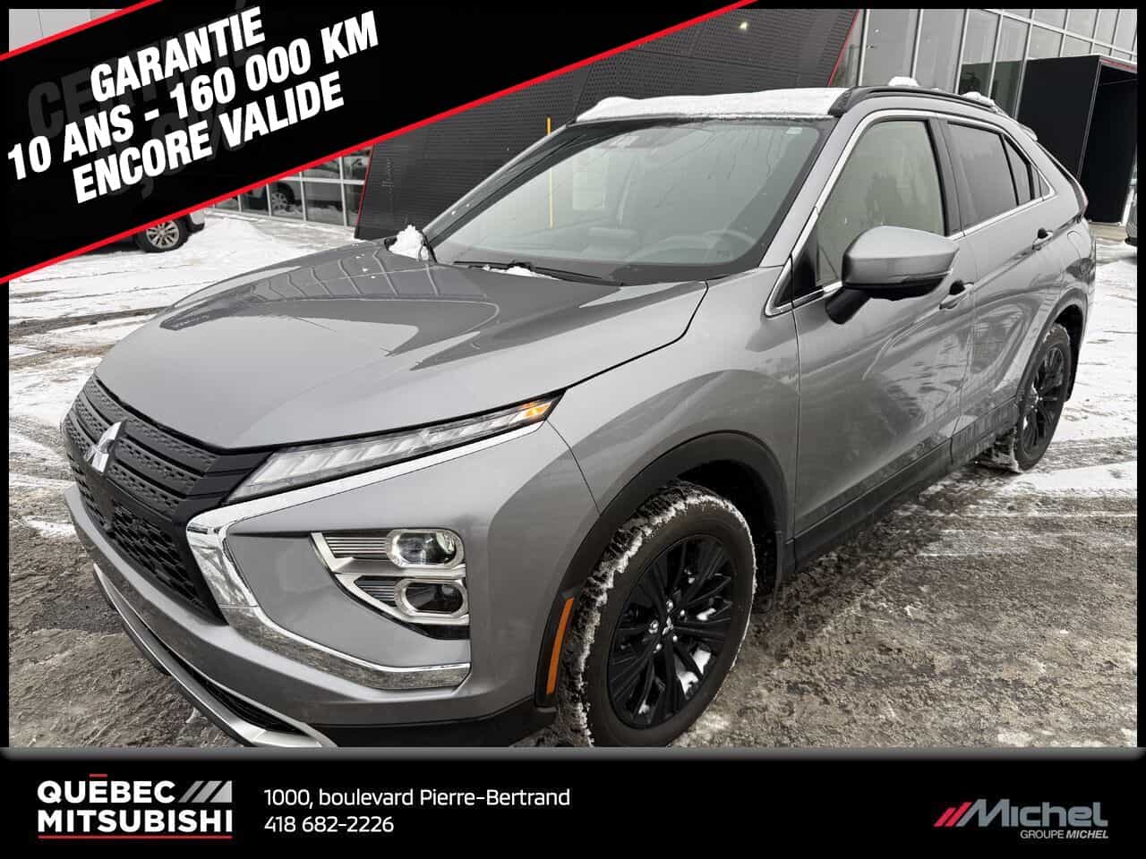 2022 Mitsubishi Eclipse Cross SEL S-AWC, Volant chauffant, Démarreur, Garantie 2031 - Image 1