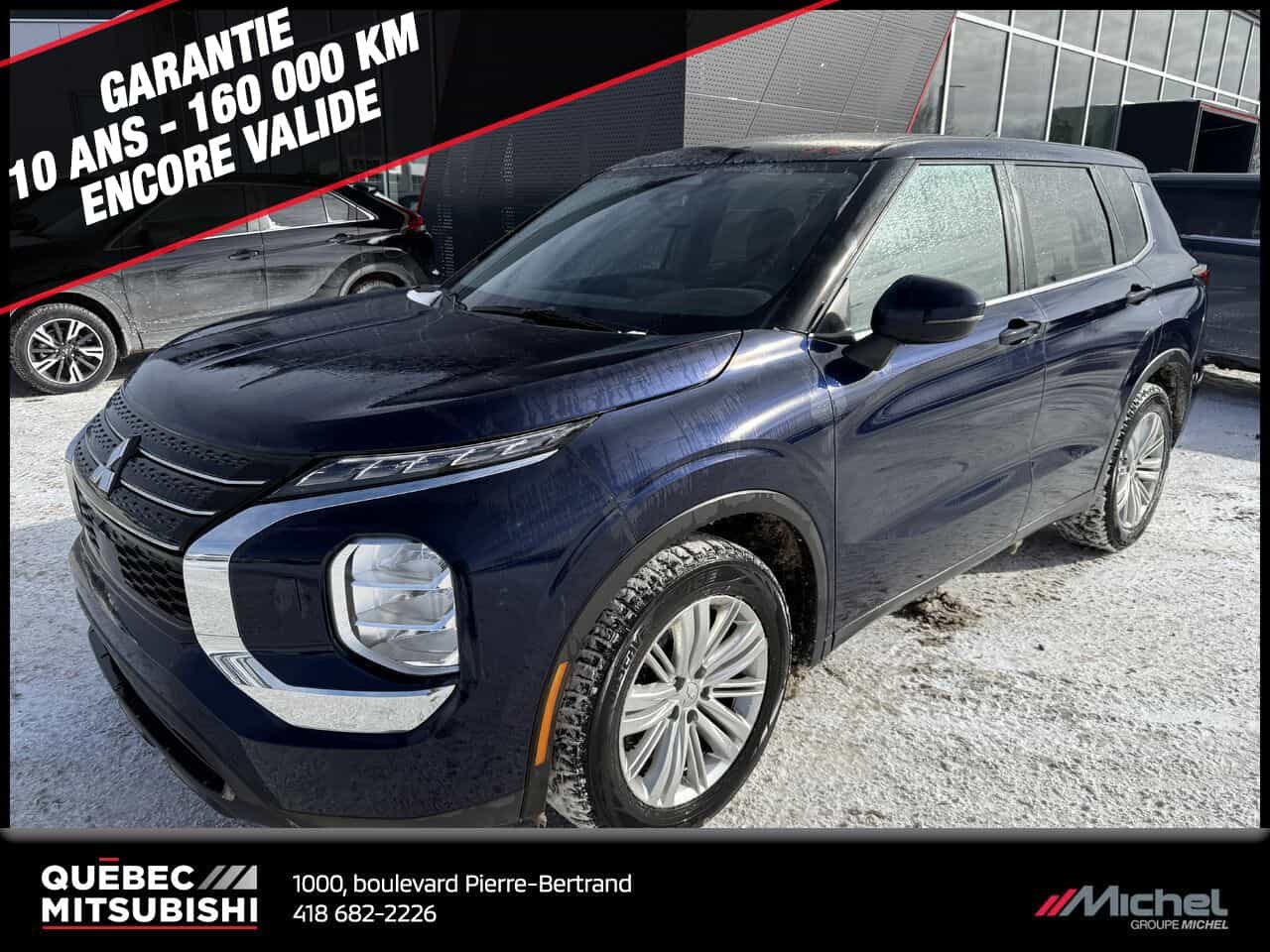 2022 Mitsubishi Outlander ES S-AWC, Sièges chauffants, Apple Carplay/Android auto - Image 1