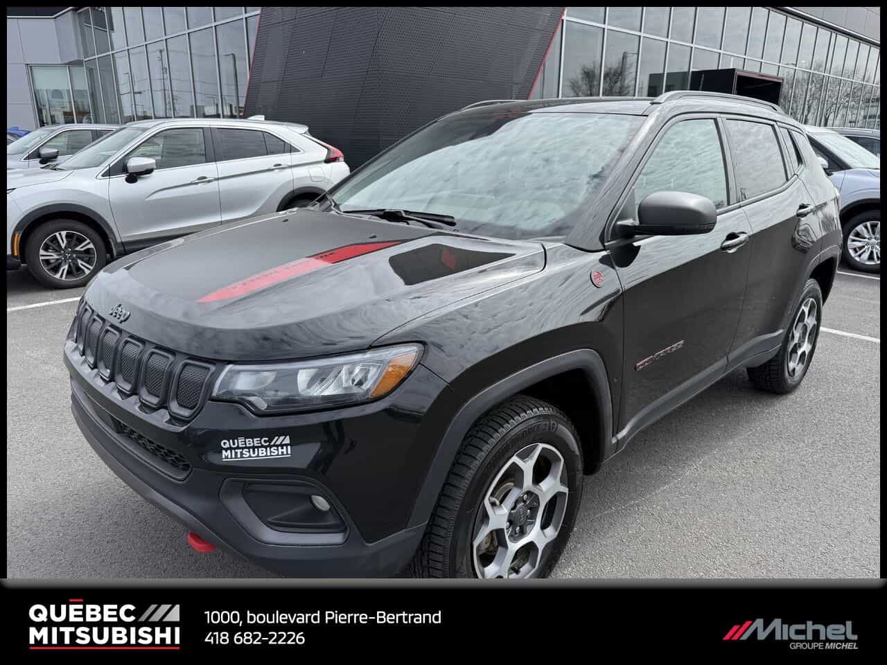 2022 Jeep Compass Trailhawk 4x4, Entrée sans clef, Attache remorque - Image 1