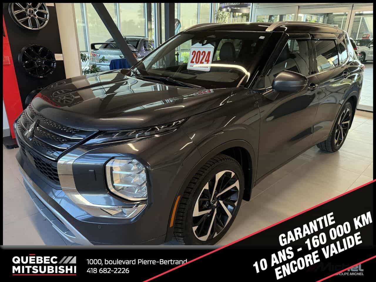 2024 Mitsubishi Outlander GT Premium S-AWC, Toit pano, Volant chauffant - Image 1