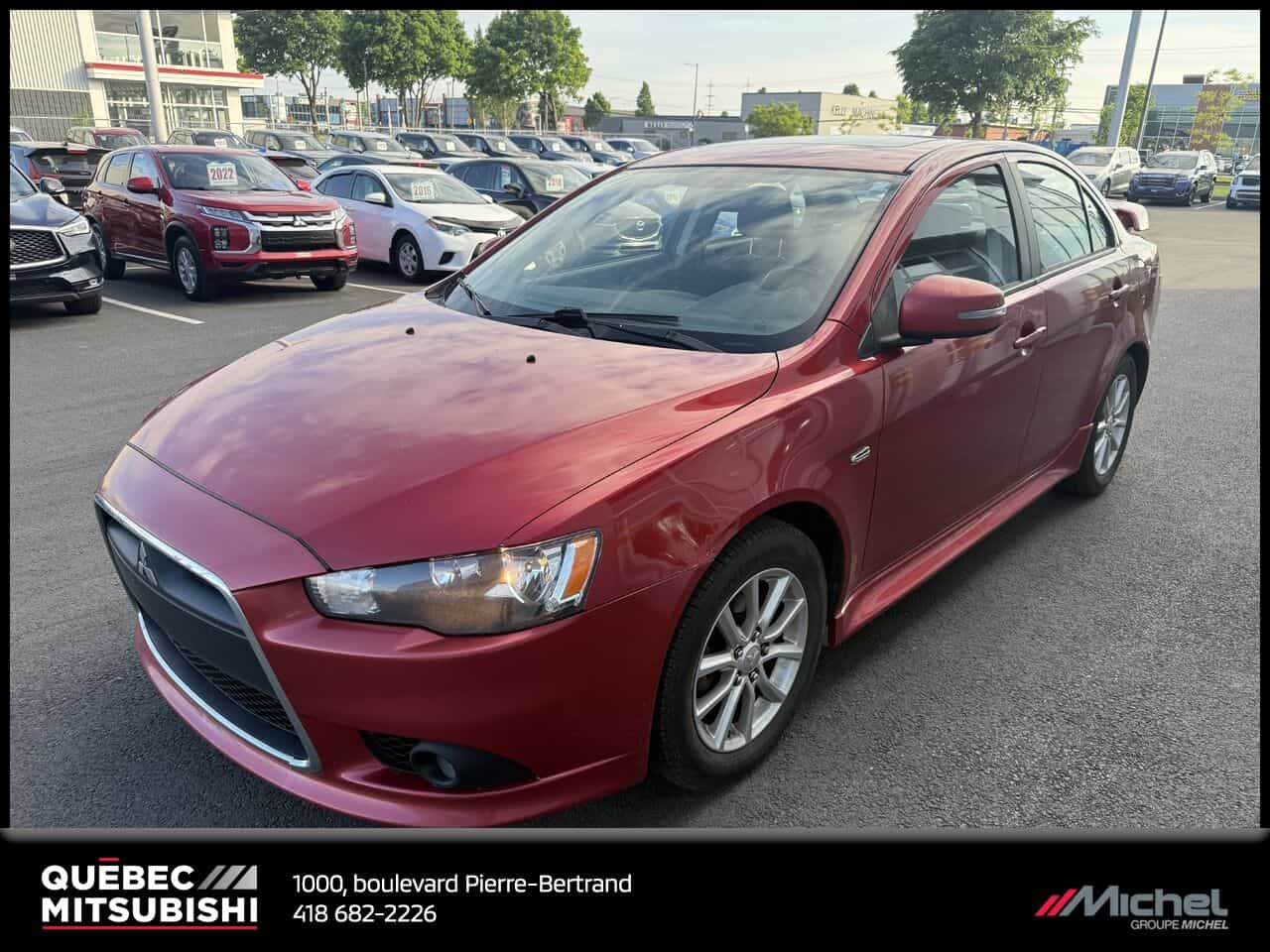2015 Mitsubishi Lancer SE, Toit ouvrant, Mags 16 pouces - Image 1