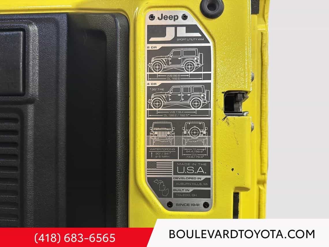 Image 23 Jeep Wrangler Sport S 2024